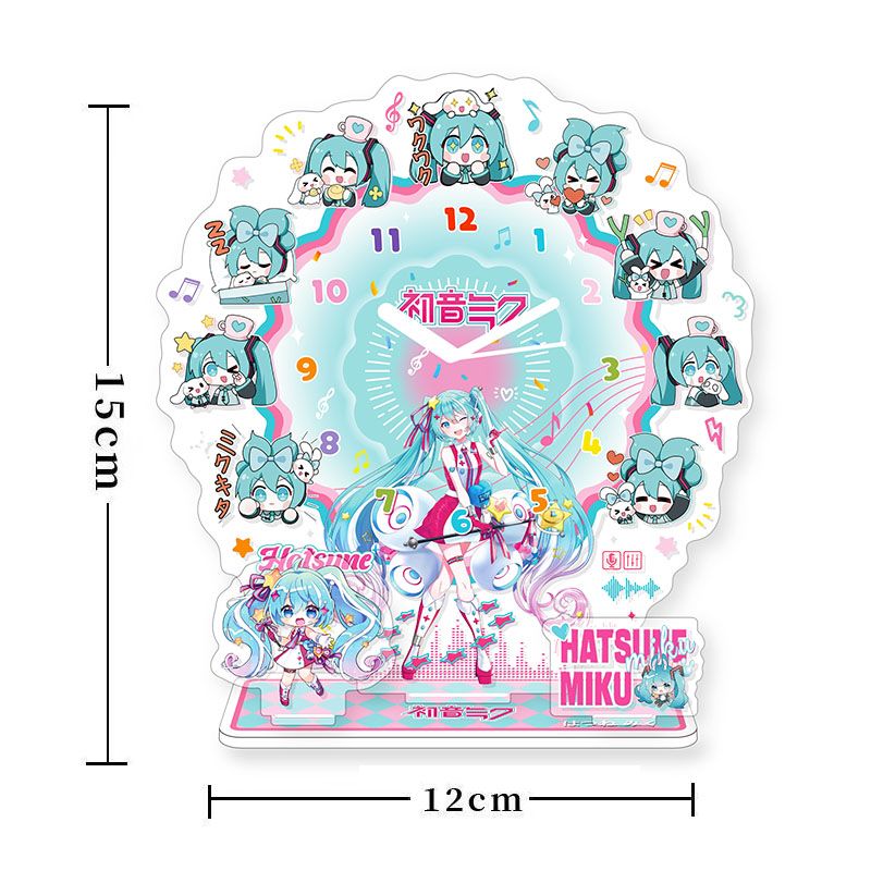 Event Support - Hatsune Miku Anime Acrylic Clock Stand