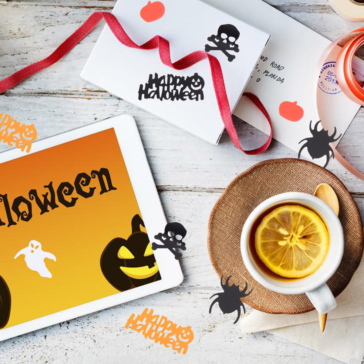 78g Mixed Halloween Party Pape - Papercraft Supply Confetti 评论和价格
