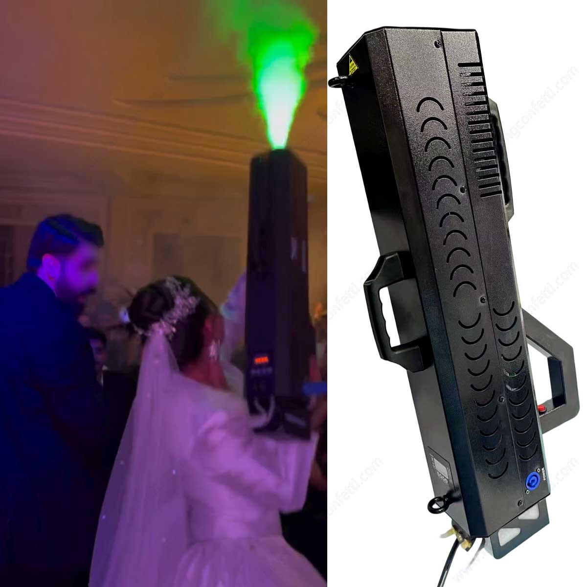 Fog Gun Machine Spray Portable - Confetti Cannon Tube 评论和价格