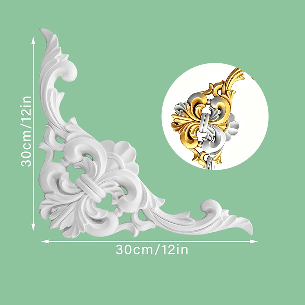 PU Ceiling Molding Kit Corner  - Flower Wall Panel 评论和价格