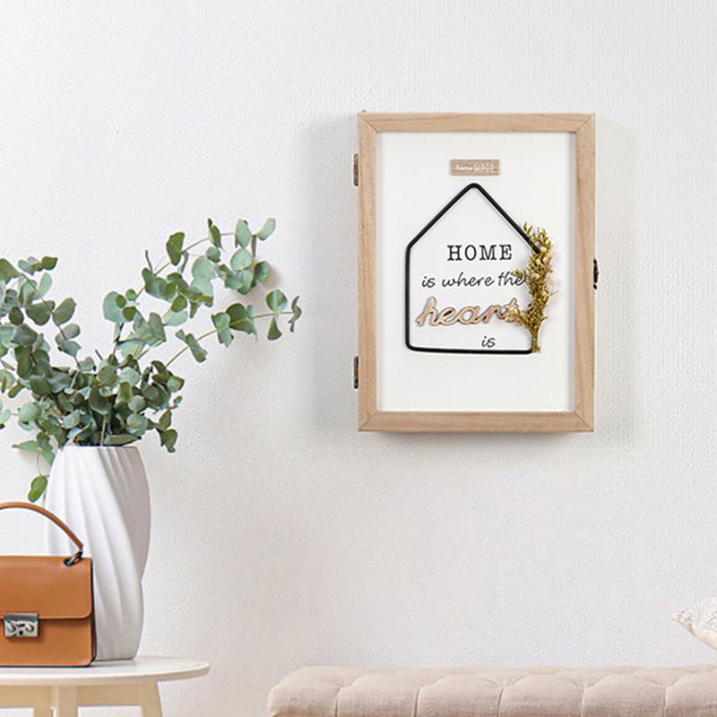 Key Holder Wall Mount Key Box  - Flower Wall Panel 评论和价格