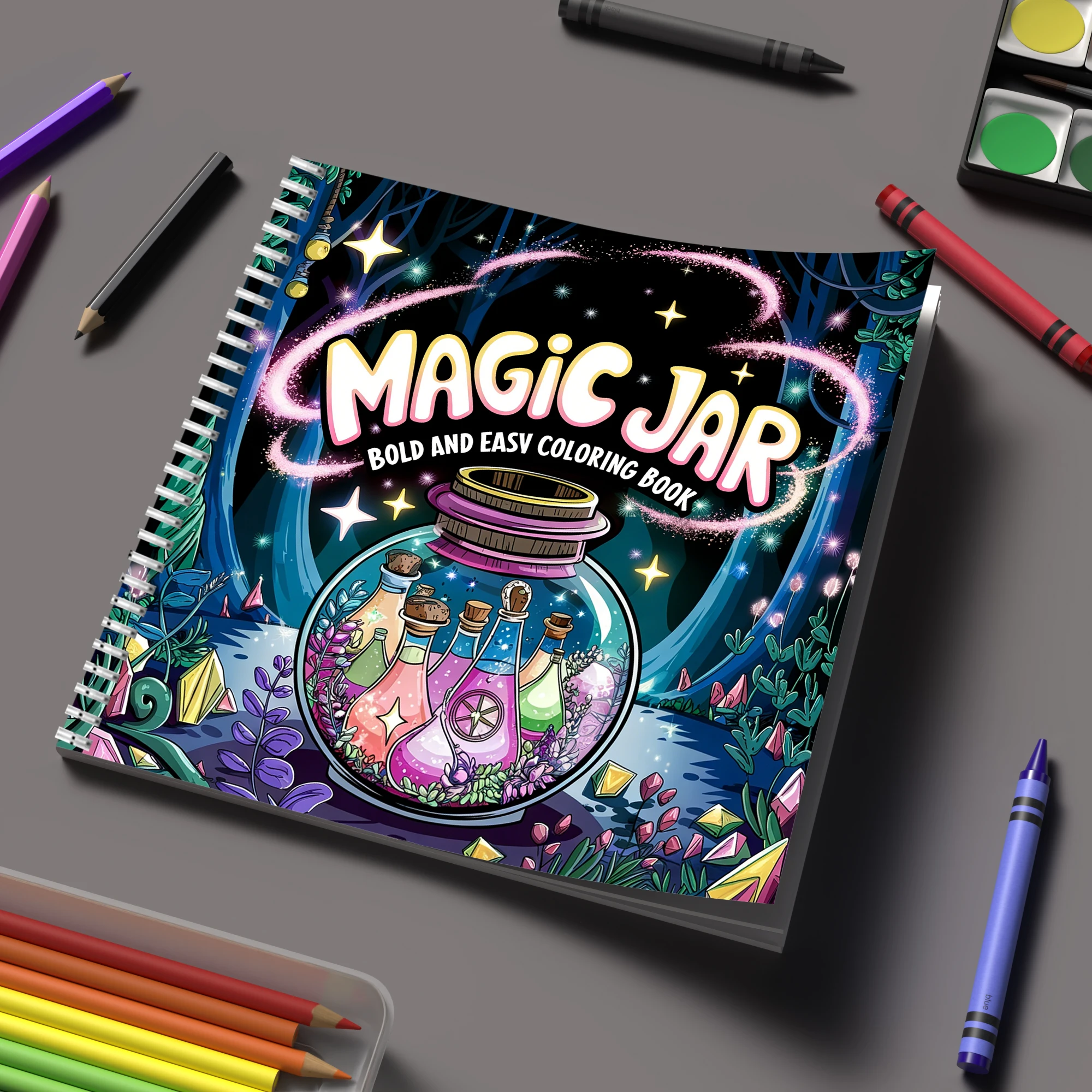 Coloring Book Magic Jar for Ad - Event Supplies 评论和价格