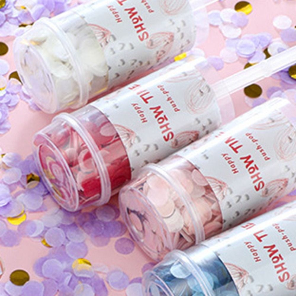 1Pcs Bridal Shower Colorful Bi - Confetti Cannon Tube 评论和价格