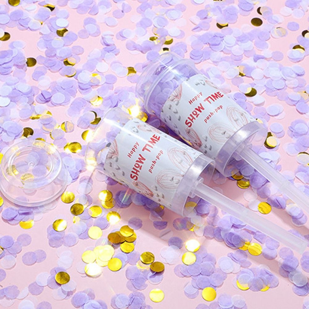 1Pcs Bridal Shower Colorful Bi - Confetti Cannon Tube 评论和价格