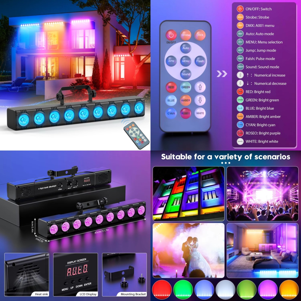 36W RGB Wall Washer Flood Ligh - Event Party Dj 评论和价格