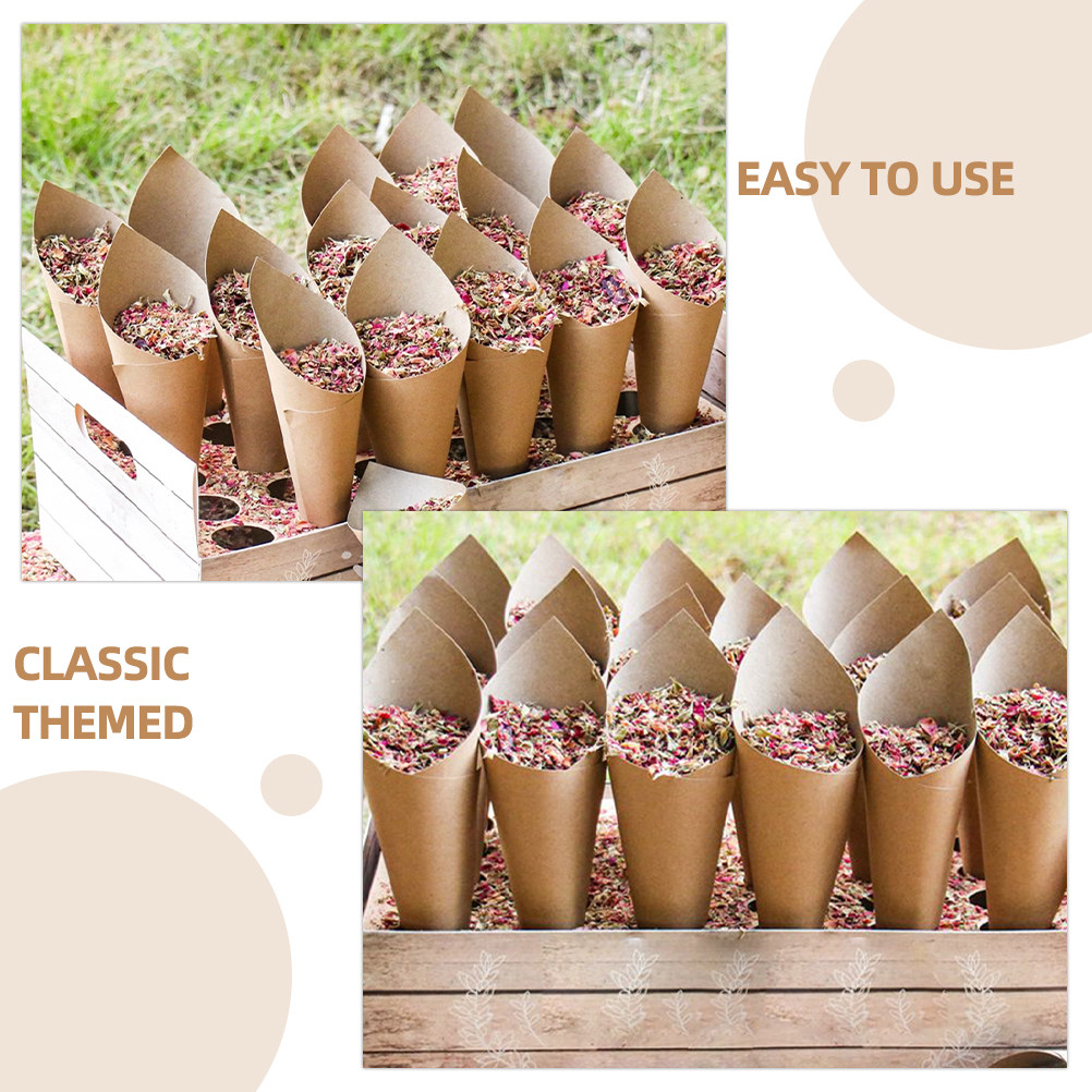 90Pcs Paper Petal Cones Foldab - Papercraft Supply Confetti 评论和价格