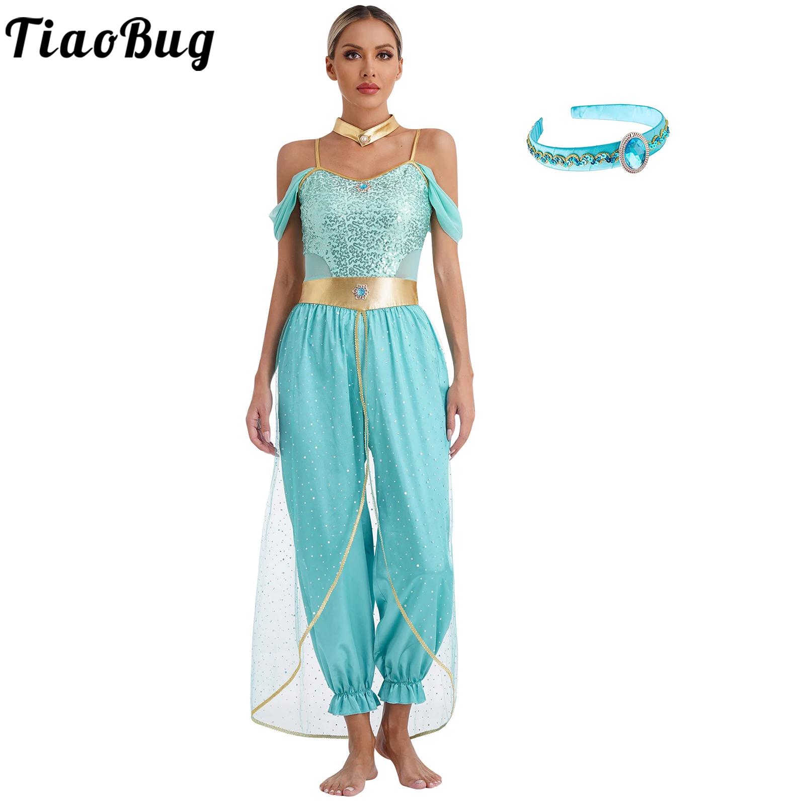 Womens Arabian Princess Costum - Glitter Tablecloth 评论和价格