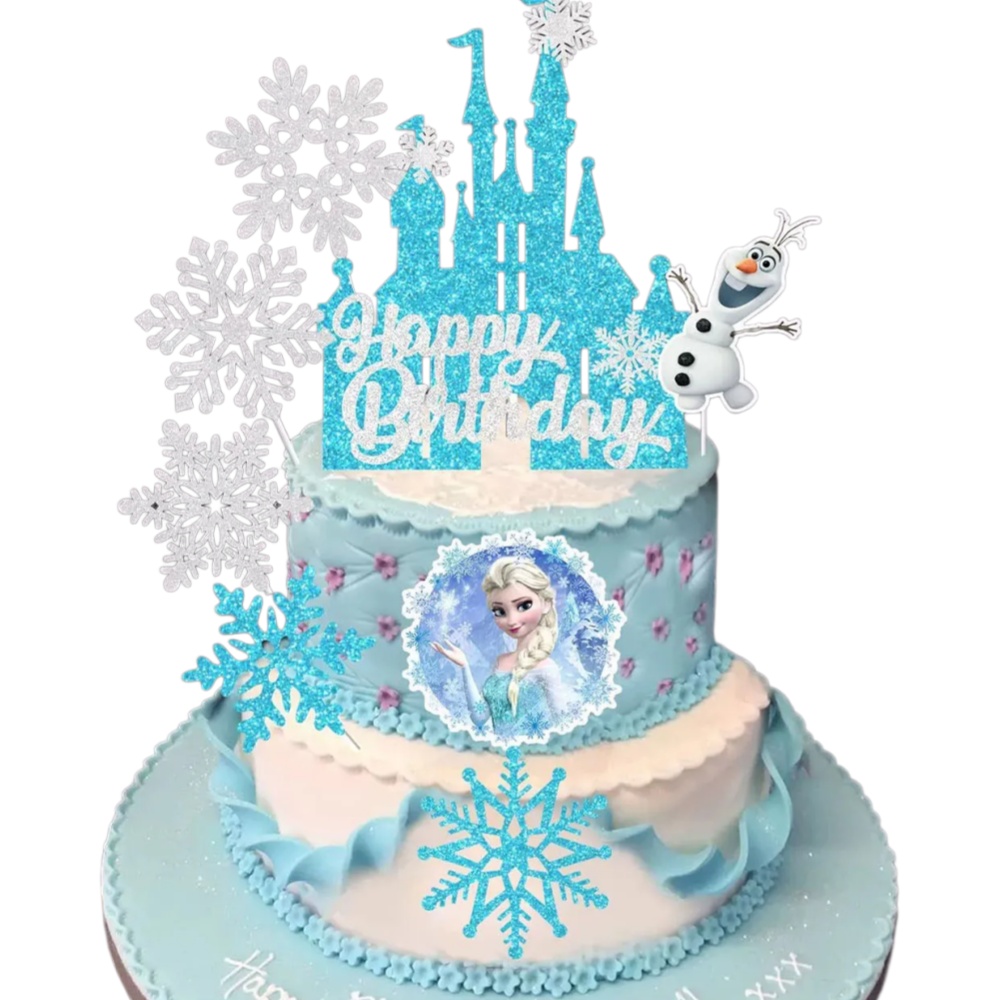 2026 8PCS F-r-o-z-e-n Cake Top - Event Z 评论和价格