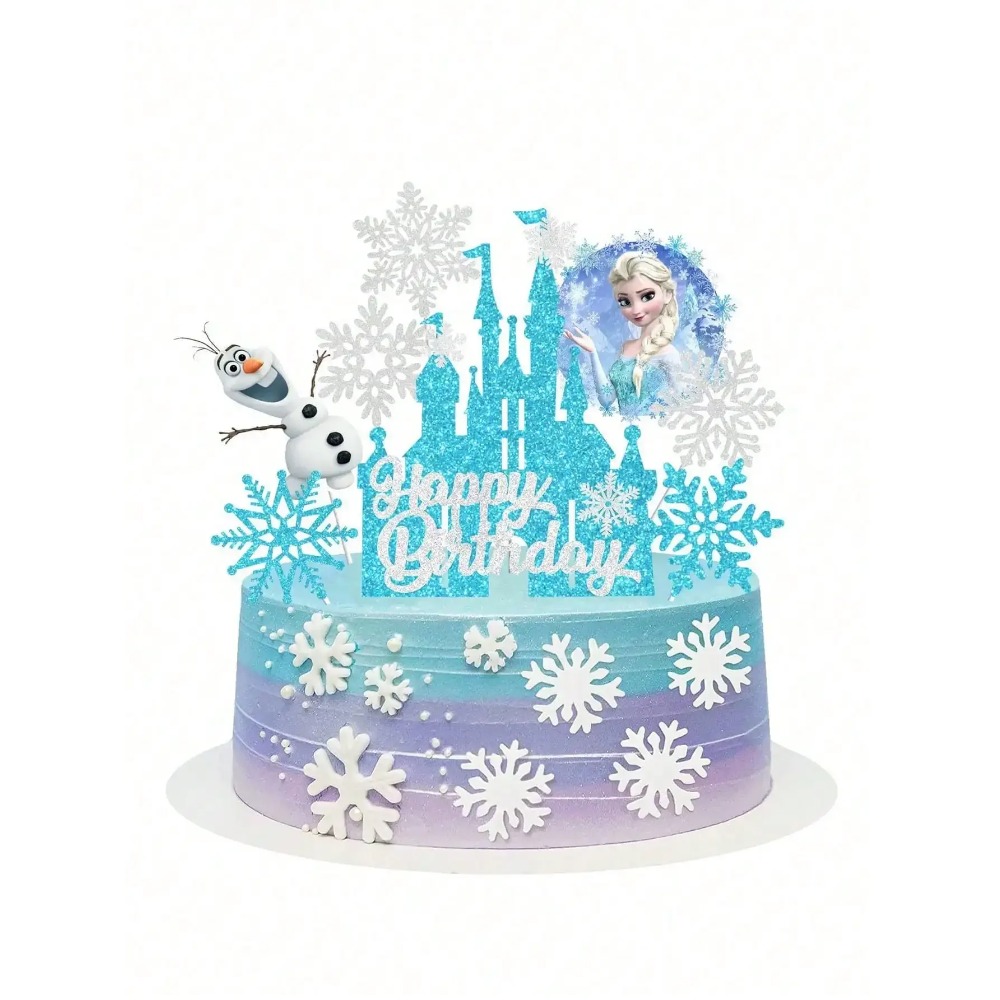 2026 8PCS F-r-o-z-e-n Cake Top - Event Z 评论和价格