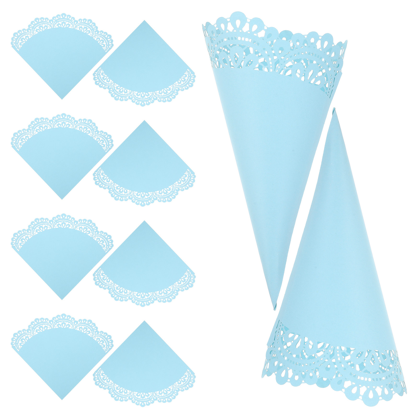 50pcs Wedding Confetti Cones H - Papercraft Supply Confetti 评论和价格