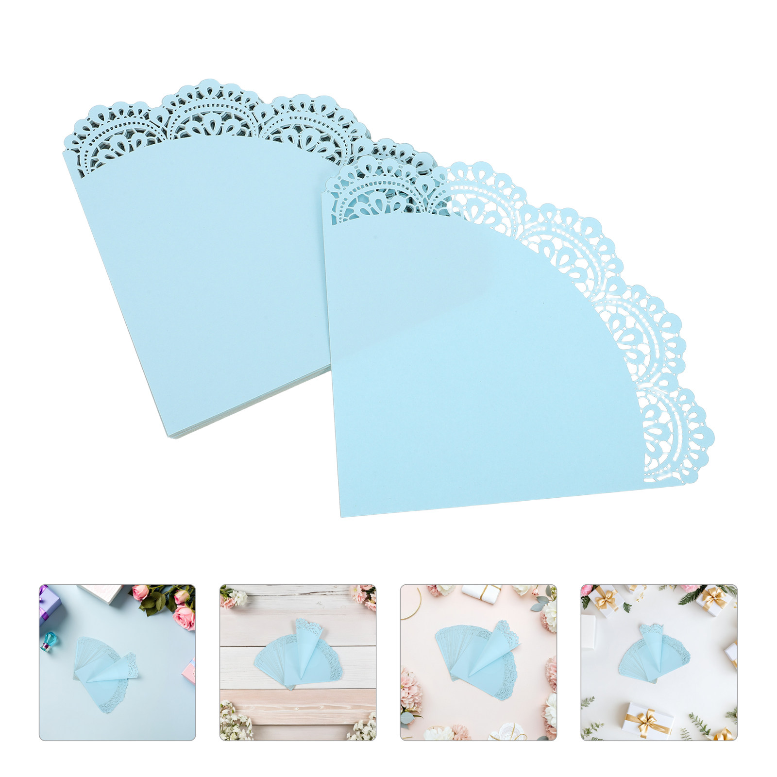 50pcs Wedding Confetti Cones H - Papercraft Supply Confetti 评论和价格