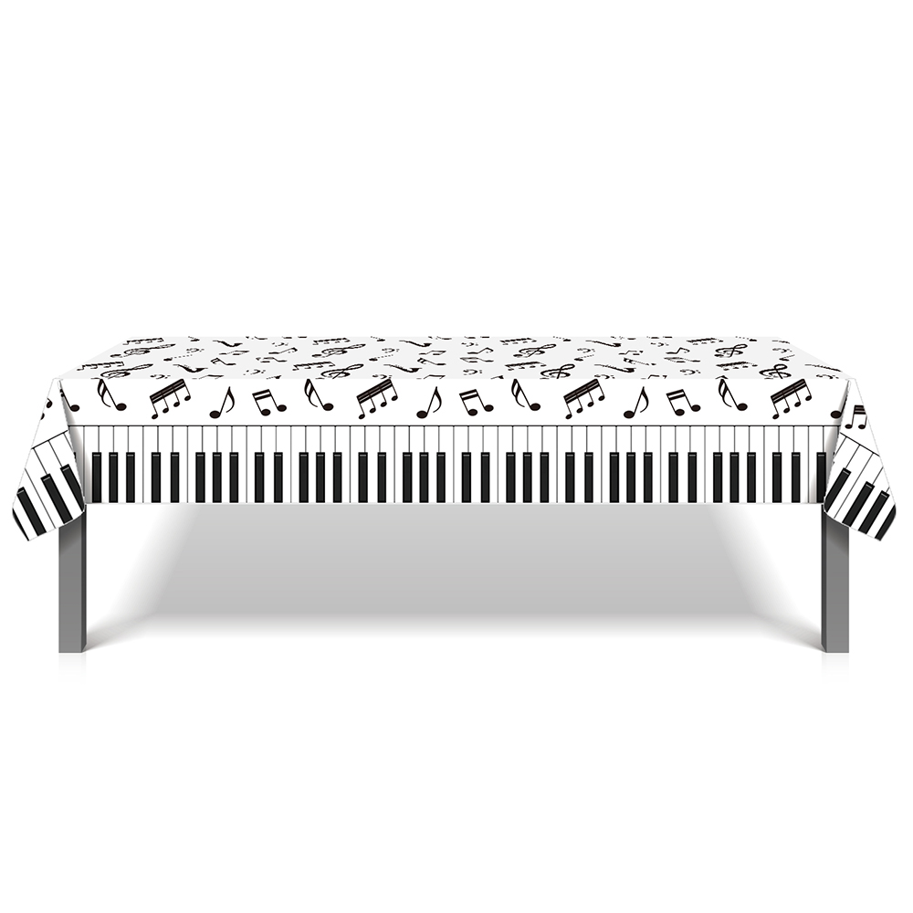 1pc Musical Note Tablecloth Di - Table Cloth Disposable 评论和价格