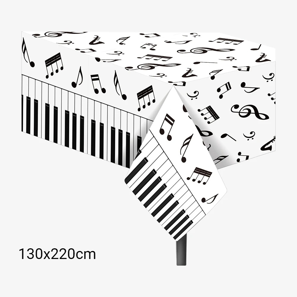 1pc Musical Note Tablecloth Di - Table Cloth Disposable 评论和价格