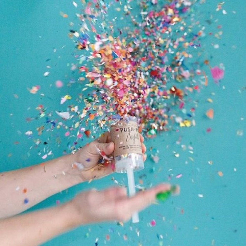 1Pcs Round Push Up Confetti Po - Confetti Cannon Tube 评论和价格
