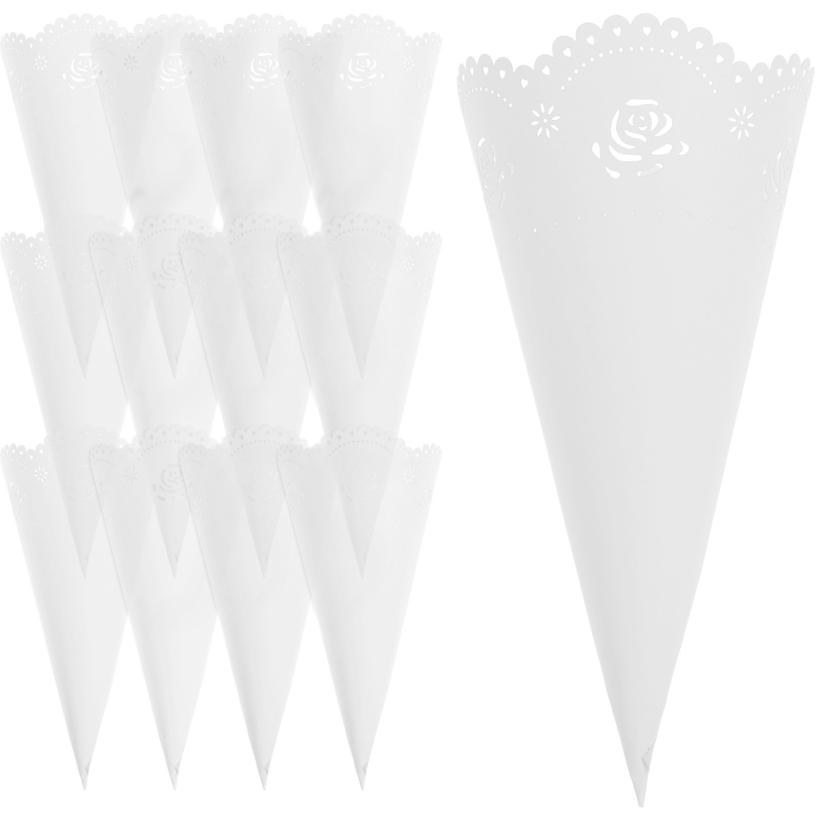 20Pcs Hollow Confetti Holders  - Papercraft Supply Confetti 评论和价格