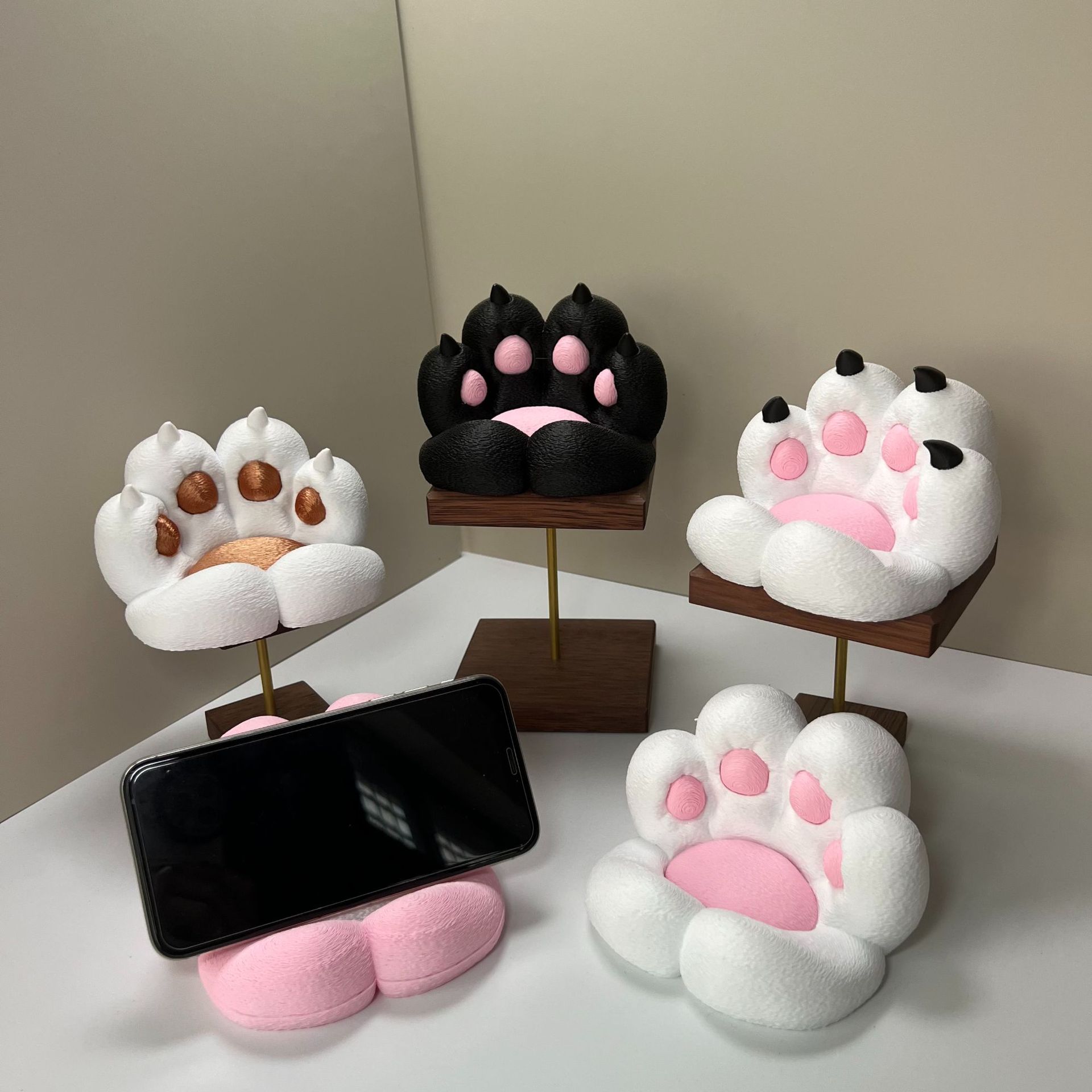 Cute cat paw shaped desk ornam - Event Support 评论和价格