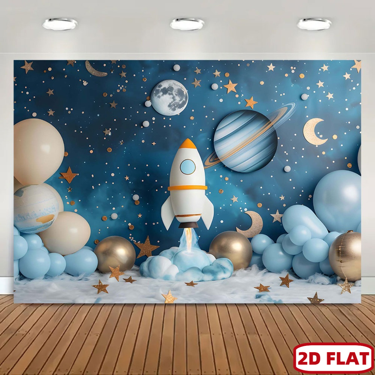 2D flat 1pc space theme party  - Event Launch Party 评论和价格