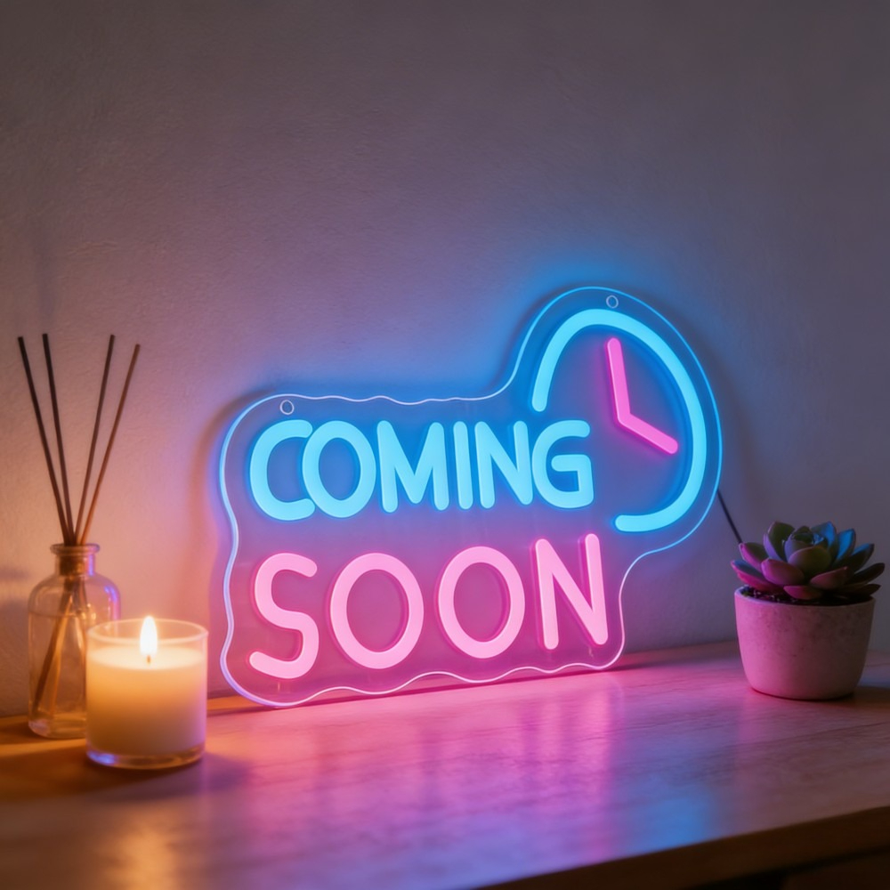 Coming Soon Neon Sign LED Ligh - Event Launch Party 评论和价格