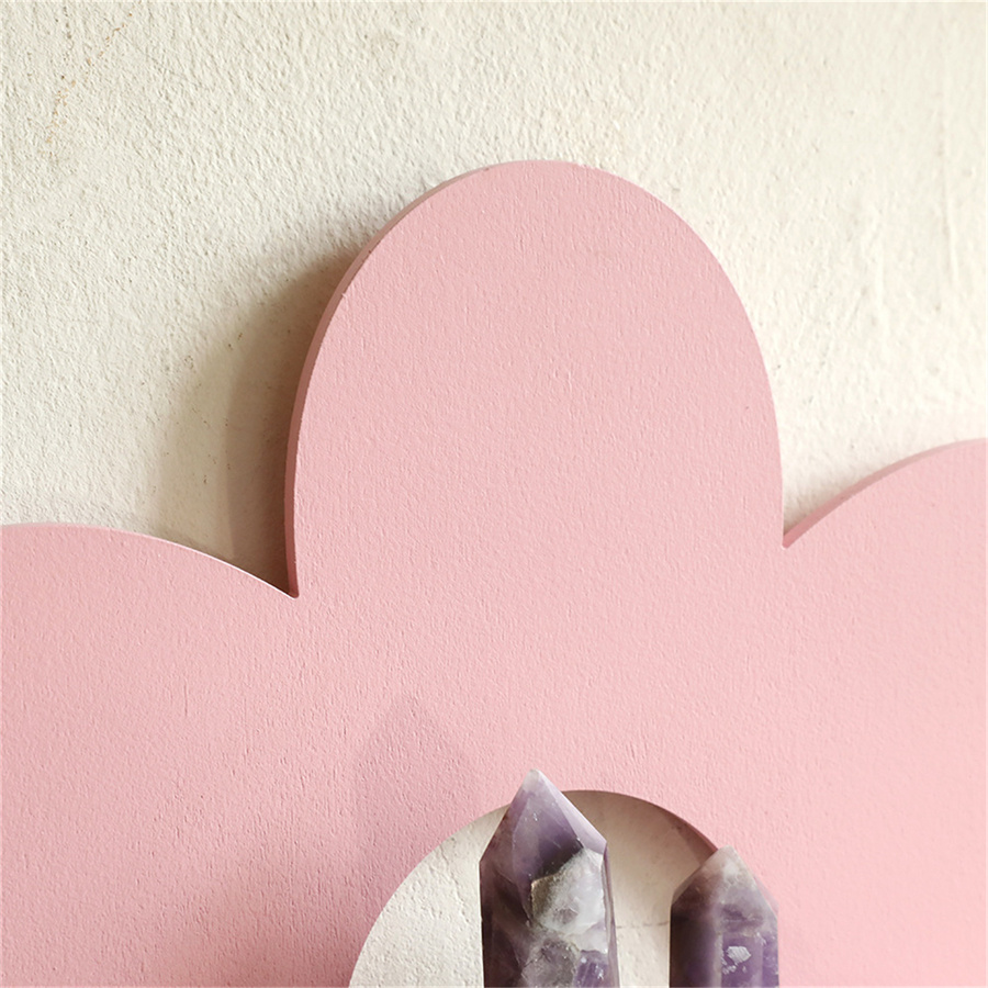 Flower Crystal Shelf Display B - Flower Wall Panel 评论和价格