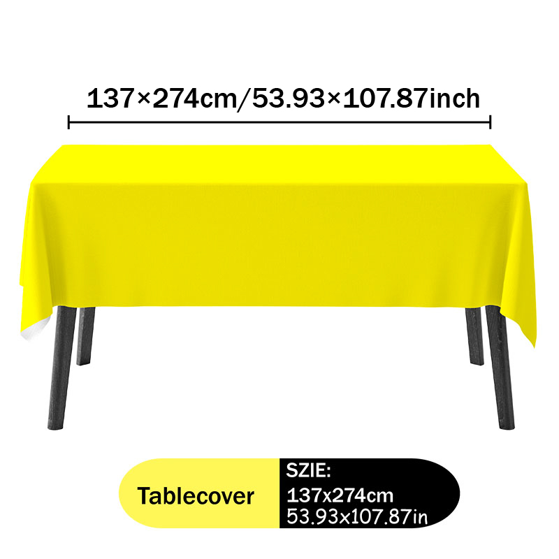 Yellow Tablecloth Napkin Set P - Table Cloth Disposable 评论和价格