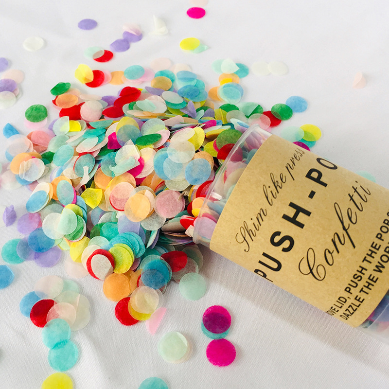 2pcs Multicolor Paper Scrap Fo - Confetti Cannon Tube 评论和价格
