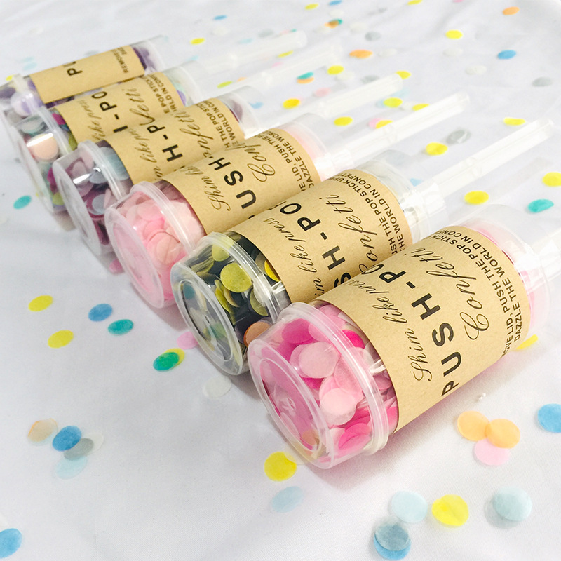 2pcs Multicolor Paper Scrap Fo - Confetti Cannon Tube 评论和价格