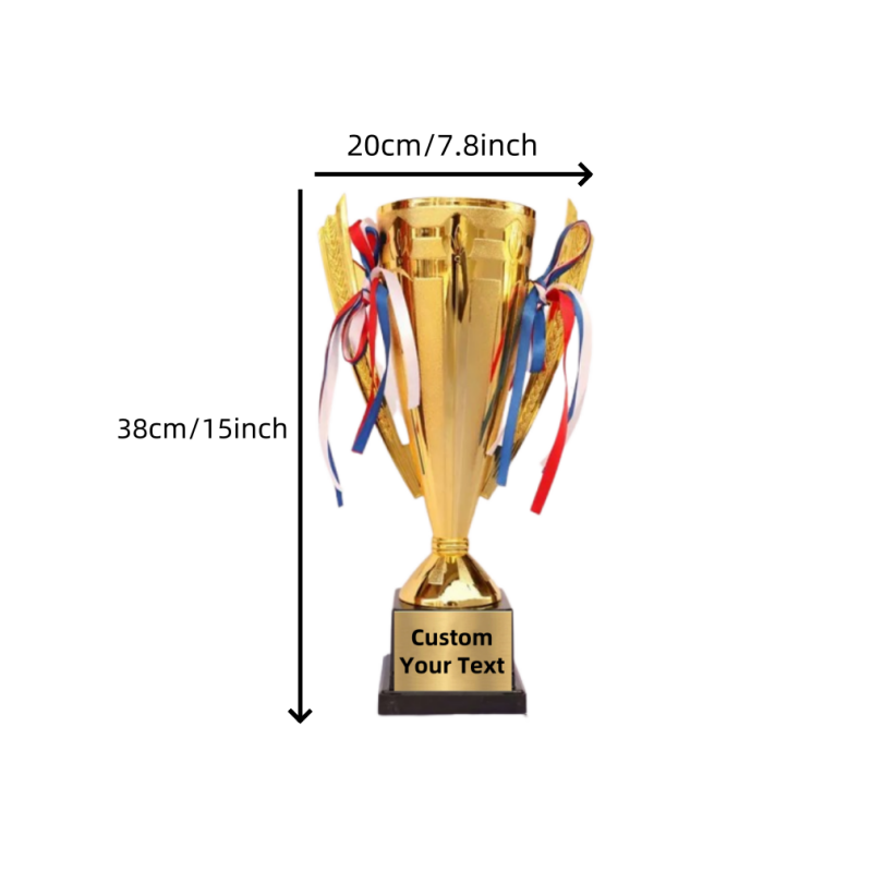 11/15inch Tall Gold Cup Trophy - Plastic Cup 50Pcs 评论和价格