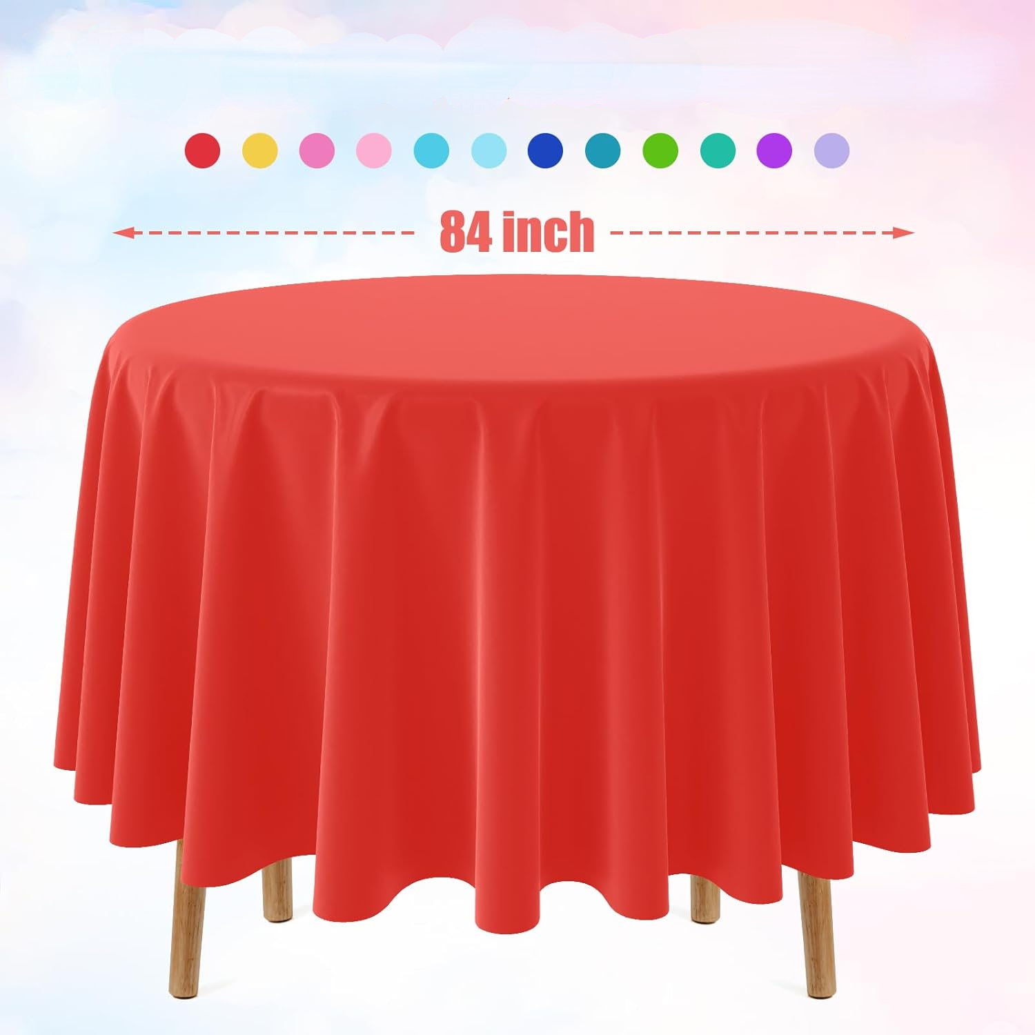 Disposable Round Solid Color T - Table Cloth Disposable 评论和价格