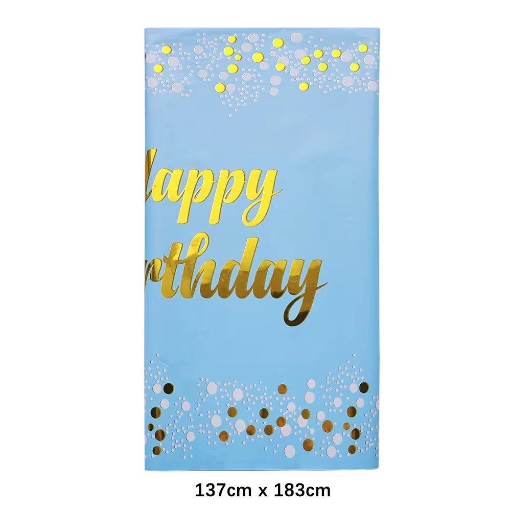 Happy Birthday Disposable Tabl - Table Cloth Disposable 评论和价格