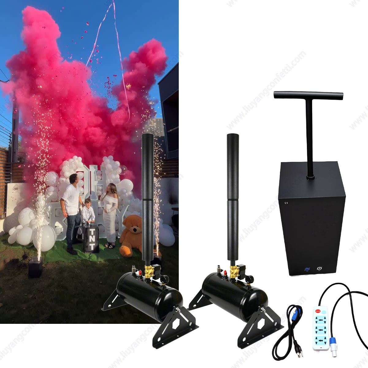 Confetti Streamer Baby Shower  - Confetti Cannon Tube 评论和价格