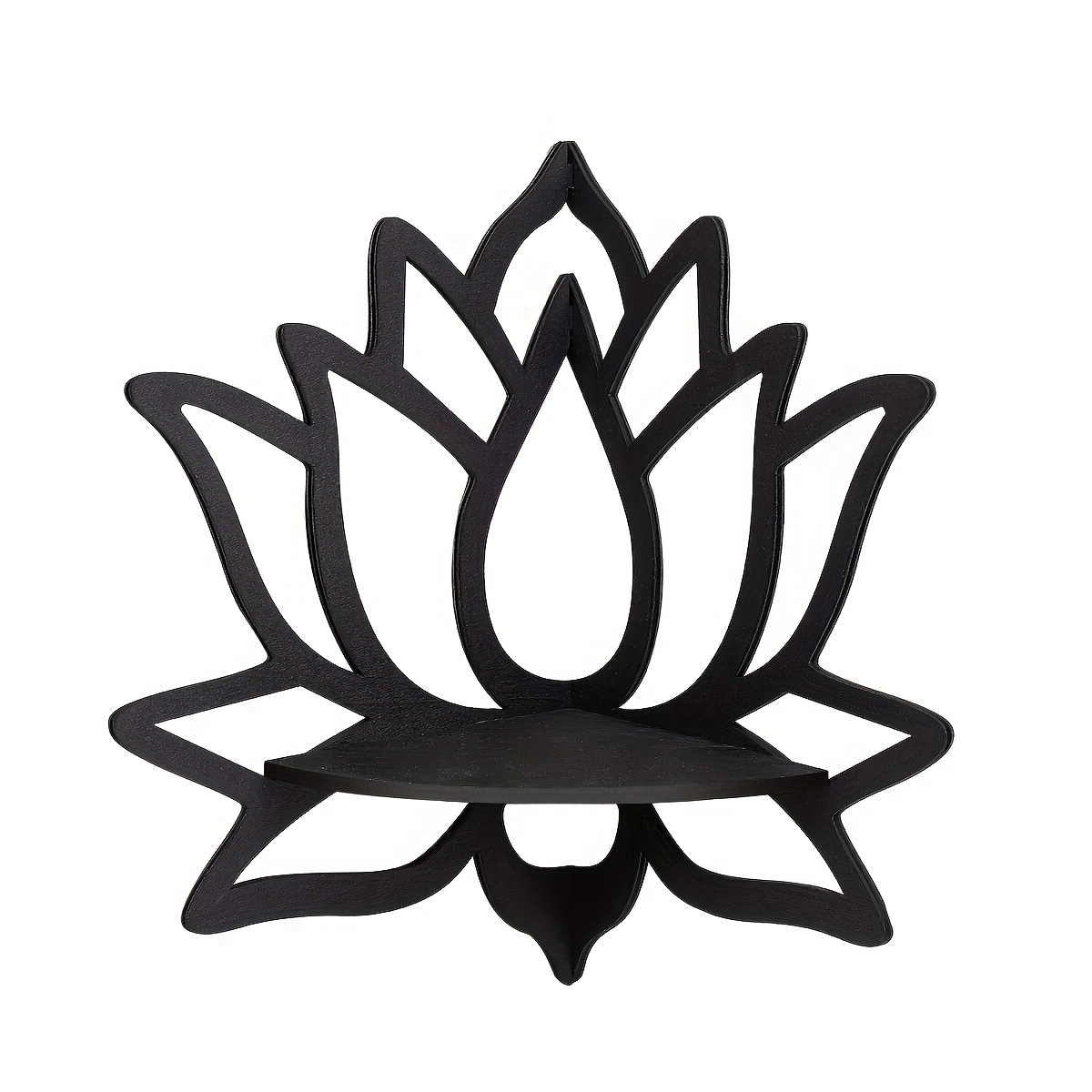 Lotus Corner Floating Shelf, H - Flower Wall Panel 评论和价格