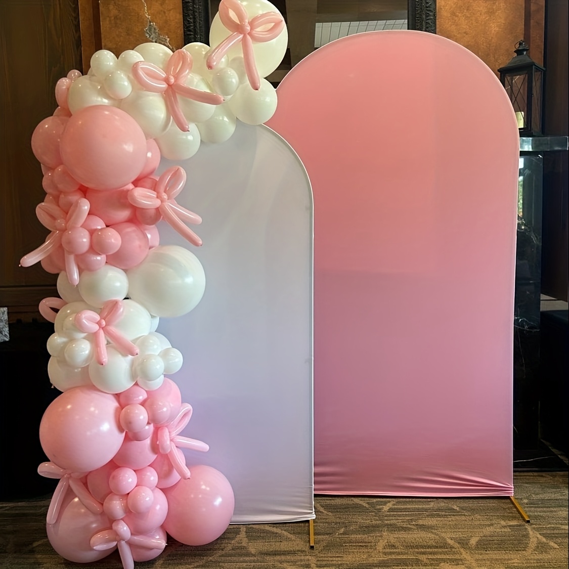 141 Pcs Pink Ribbon Balloons A - Balloon Arch Kit 评论和价格