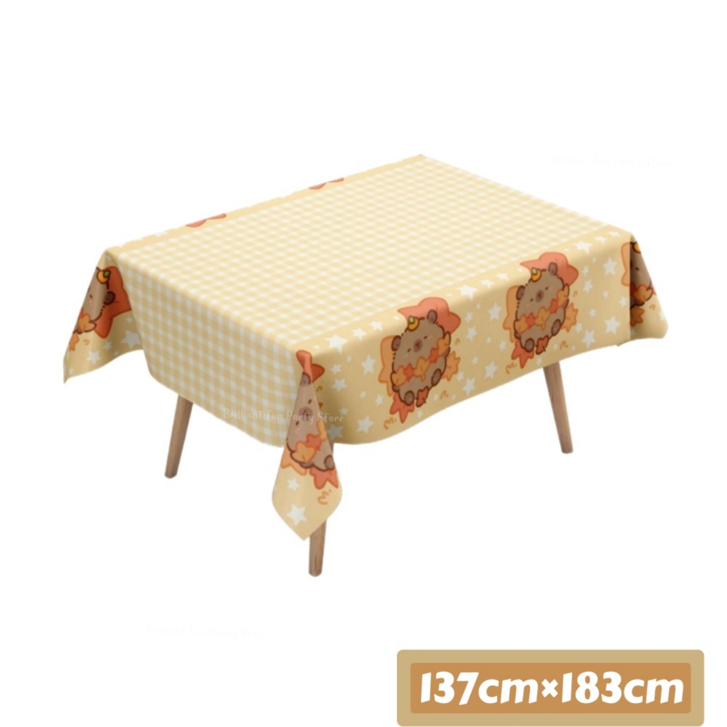 Cute Capybara Tablecloth for K - Table Cloth Disposable 评论和价格